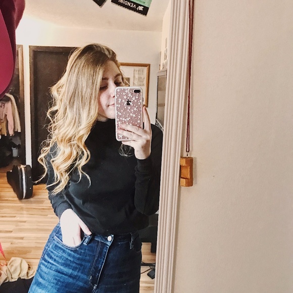 Bobbie Brooks Sweaters - Basic Black Turtleneck Top